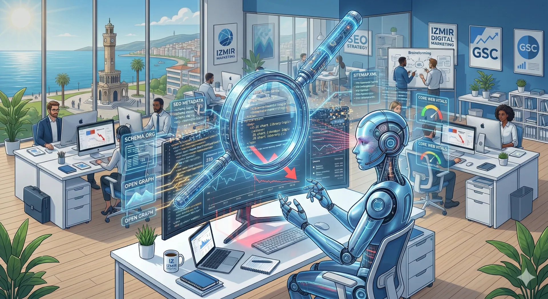 Sitemin Google sıralaması aniden neden düştü sorusu için teknik kod analizi.